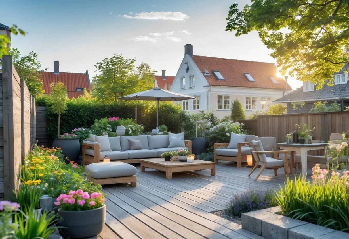 Hyggeligt haveområde